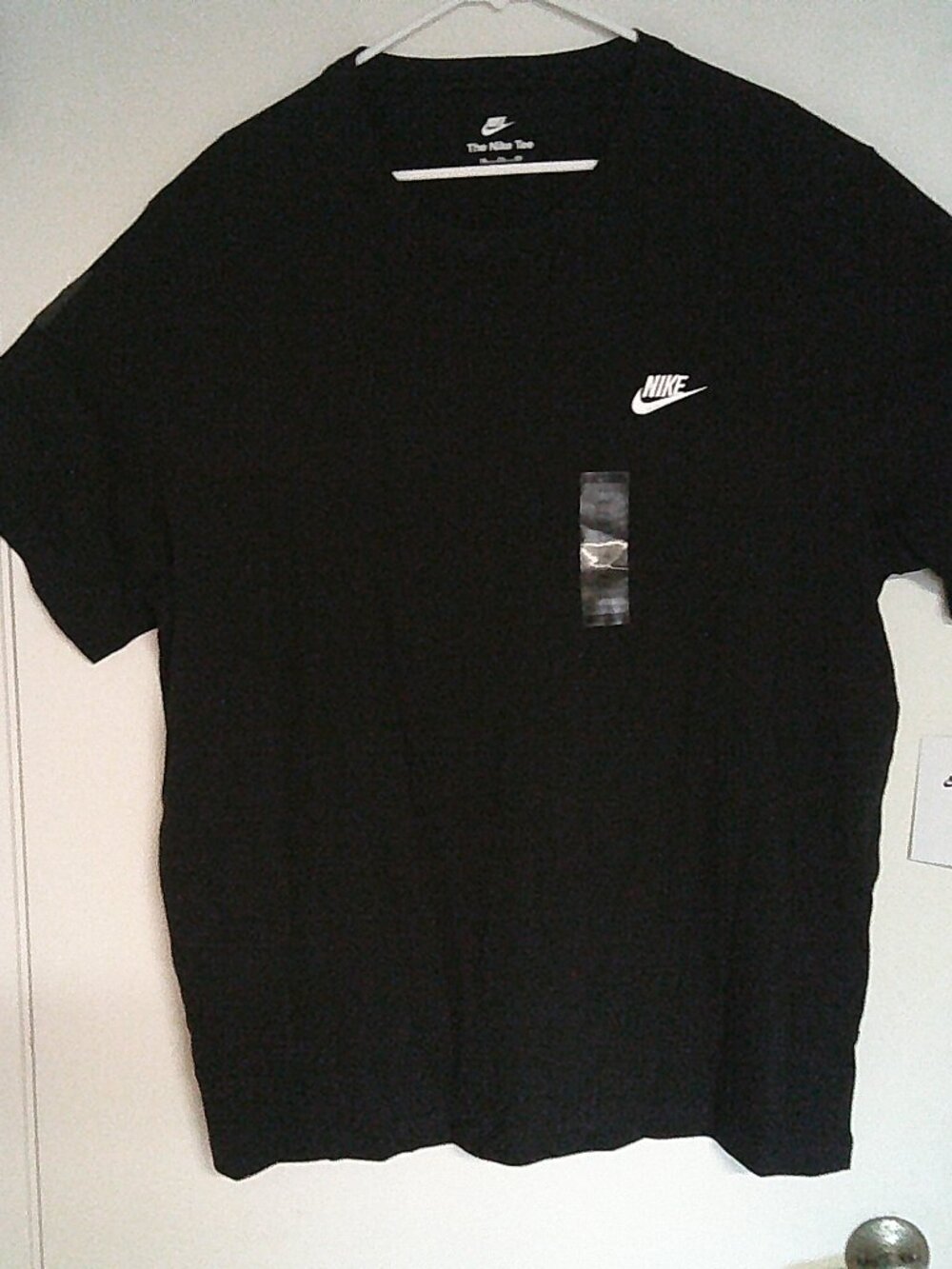 NEW NIKE SPORTSWEAR "Club Embroidered 2 Tee" MEN'S BLACK T-SHIRT 2XL AR4997-013